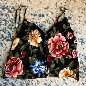 FARM Rio patterned crop top, size small